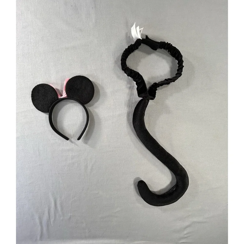 Hanna Anderson Ears and Tail Halloween Dress Up One Size Girls Mouse Cat